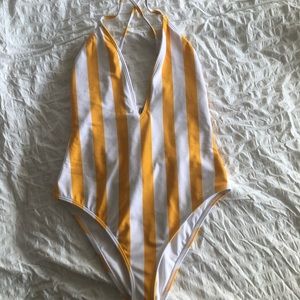 One piece bathing suit